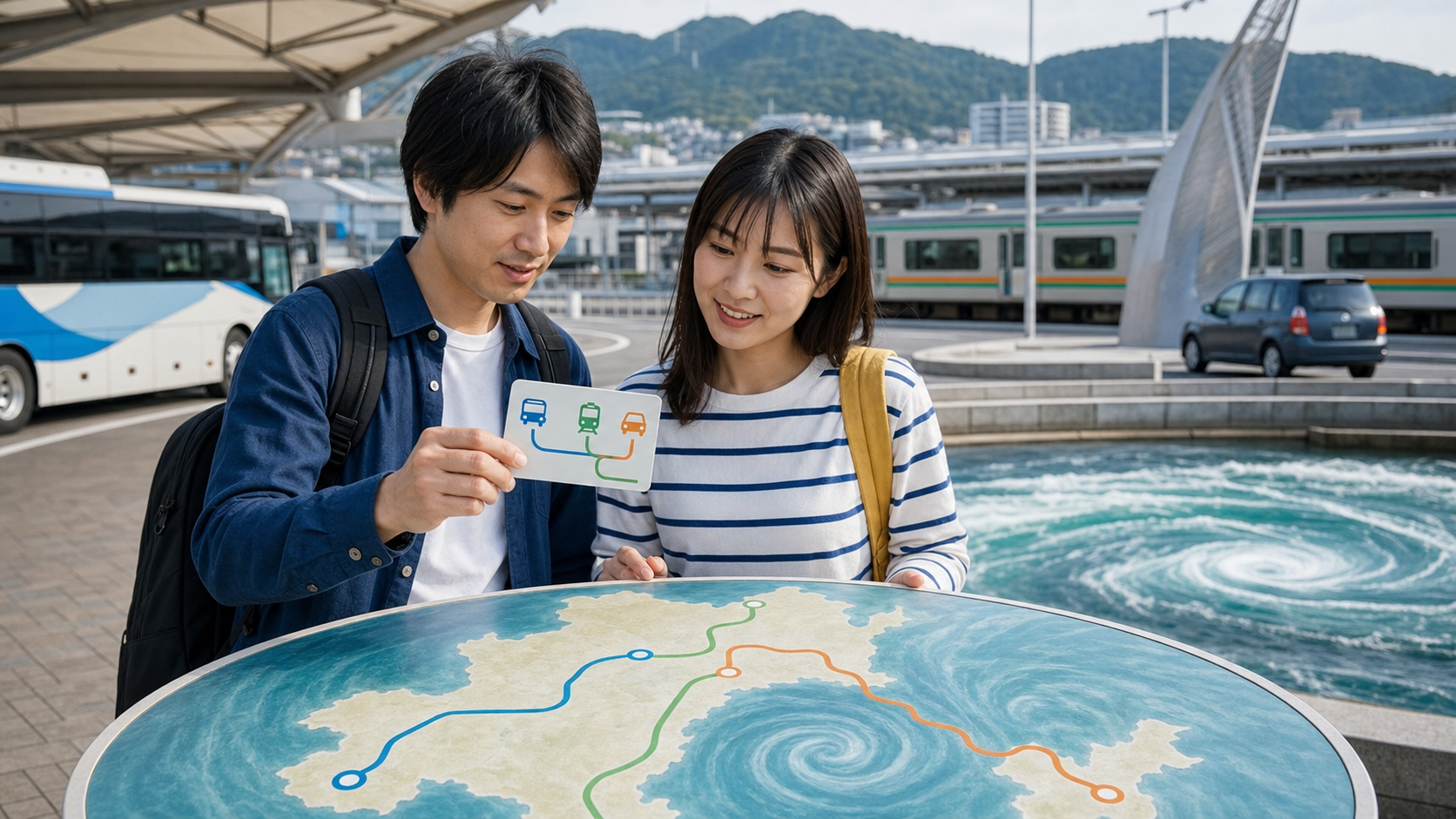 徳島の謎解き｜駅・車・県外移動の計画