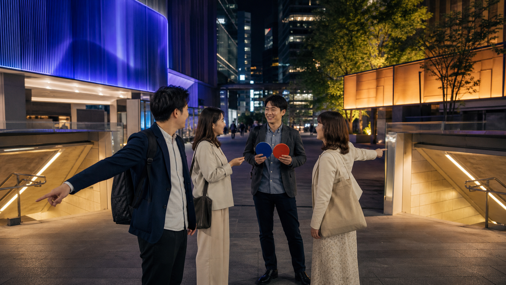 六本木 謎解き 夜帰り｜駅外動線を決める