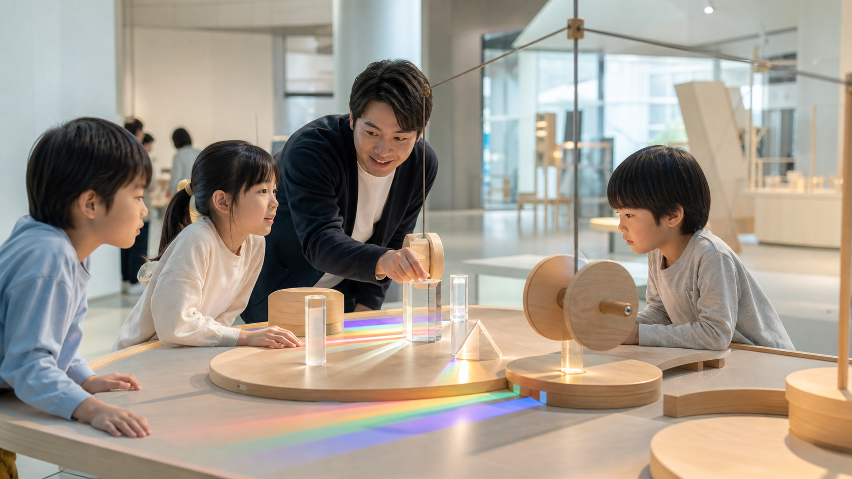 科学館 謎解き 体験展示｜展示操作と記録の順番