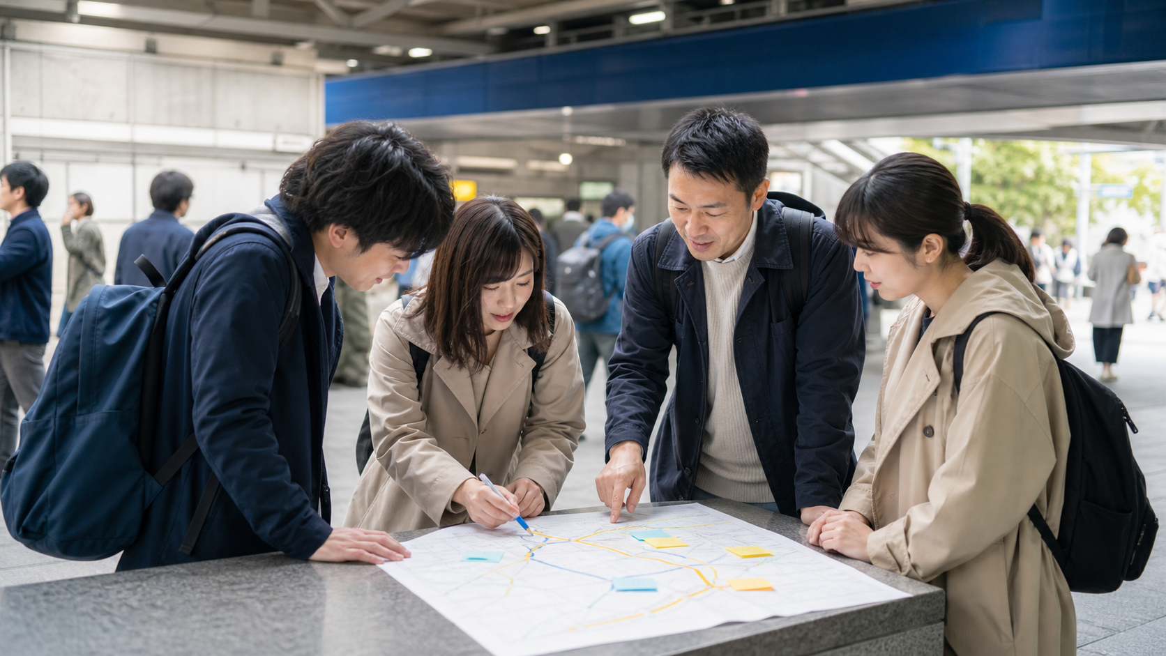 渋谷 謎解き 駅出口｜駅出口の合流手順
