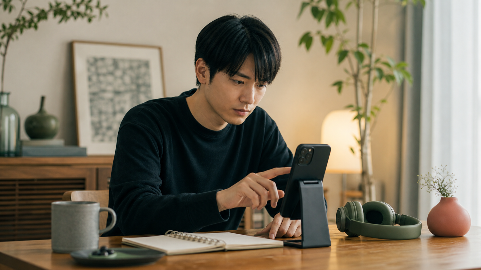 謎解きゲーム スマホ｜一人で集中する端末準備