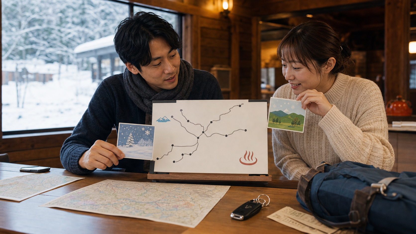 秋田の謎解き｜駅・車・季節で選ぶ方法