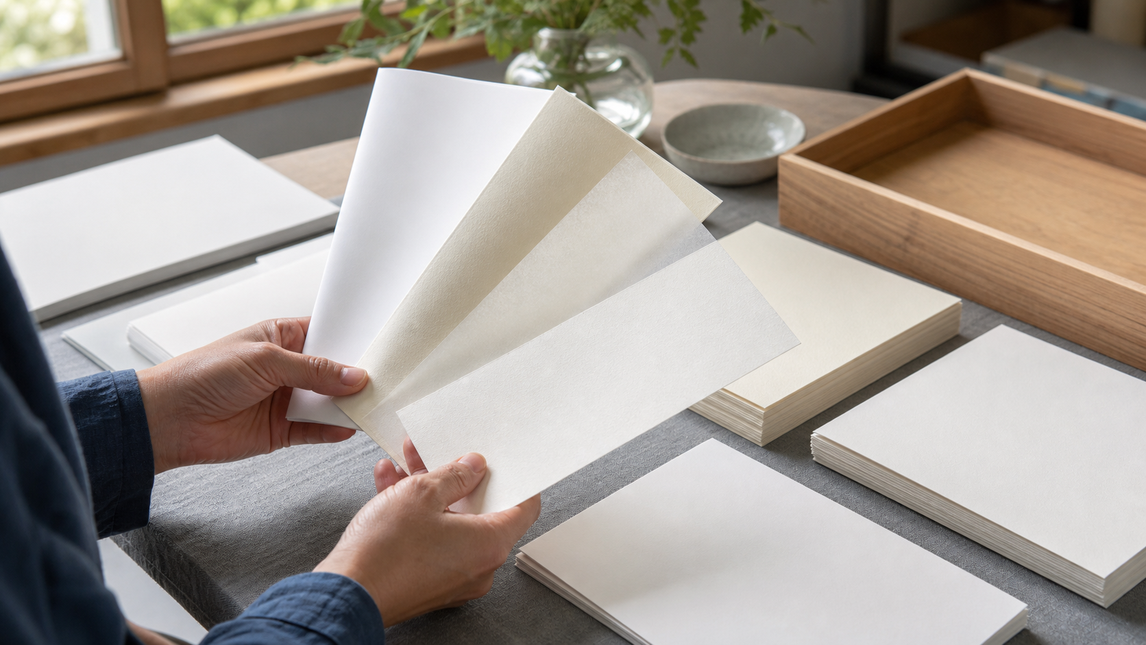 謎解きキット 用紙選び｜切る・折る・書く用途で紙を分ける