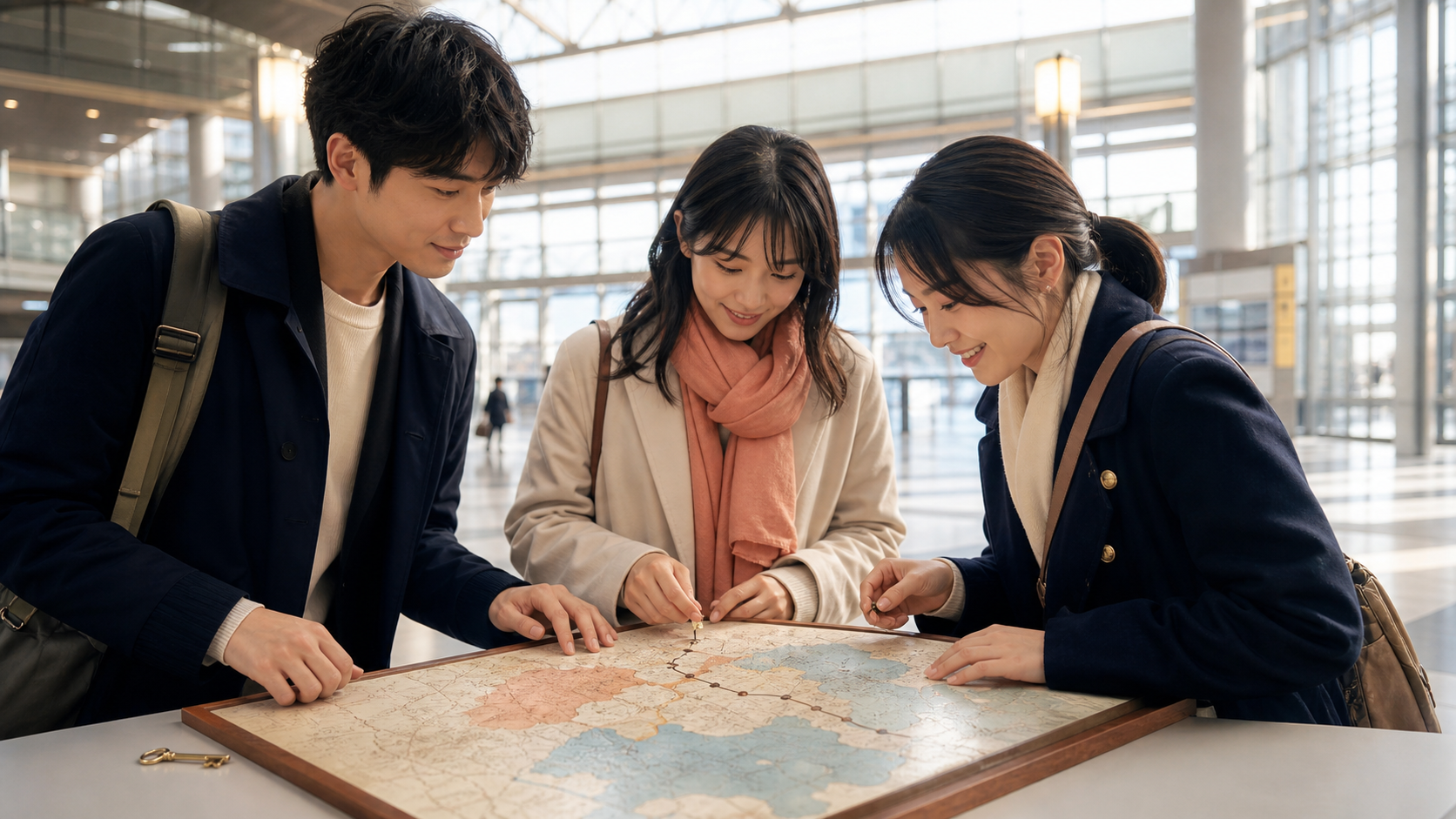 岡山の脱出ゲーム｜駅集合と旅行日の屋内計画