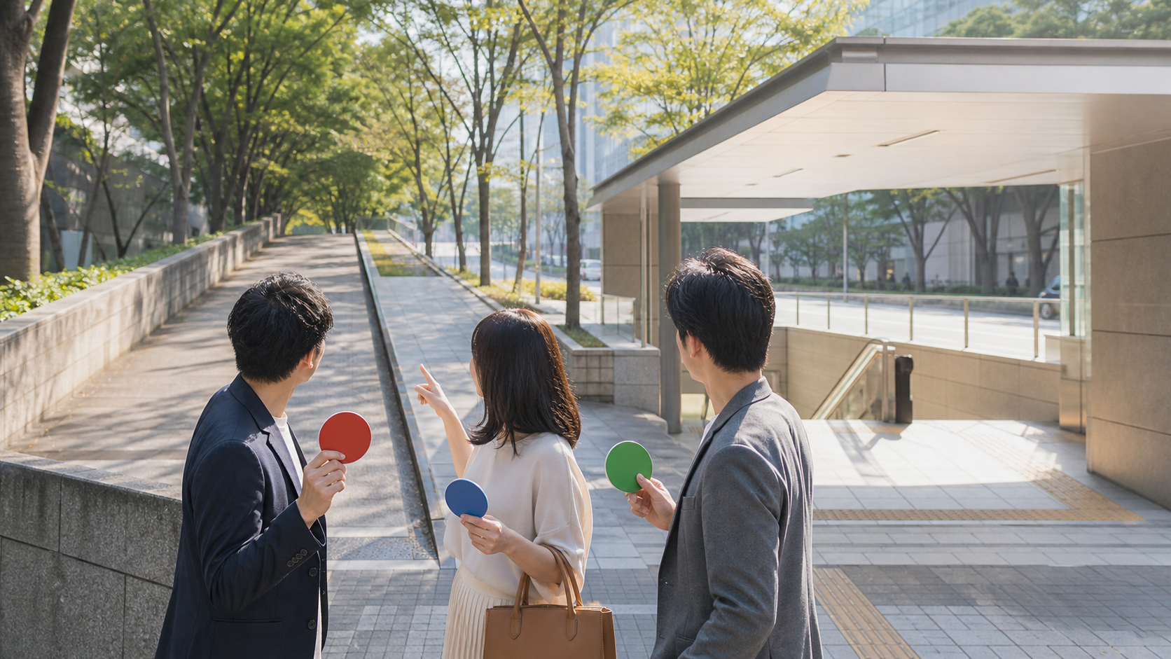 表参道 謎解き 駅出口｜駅外動線を決める