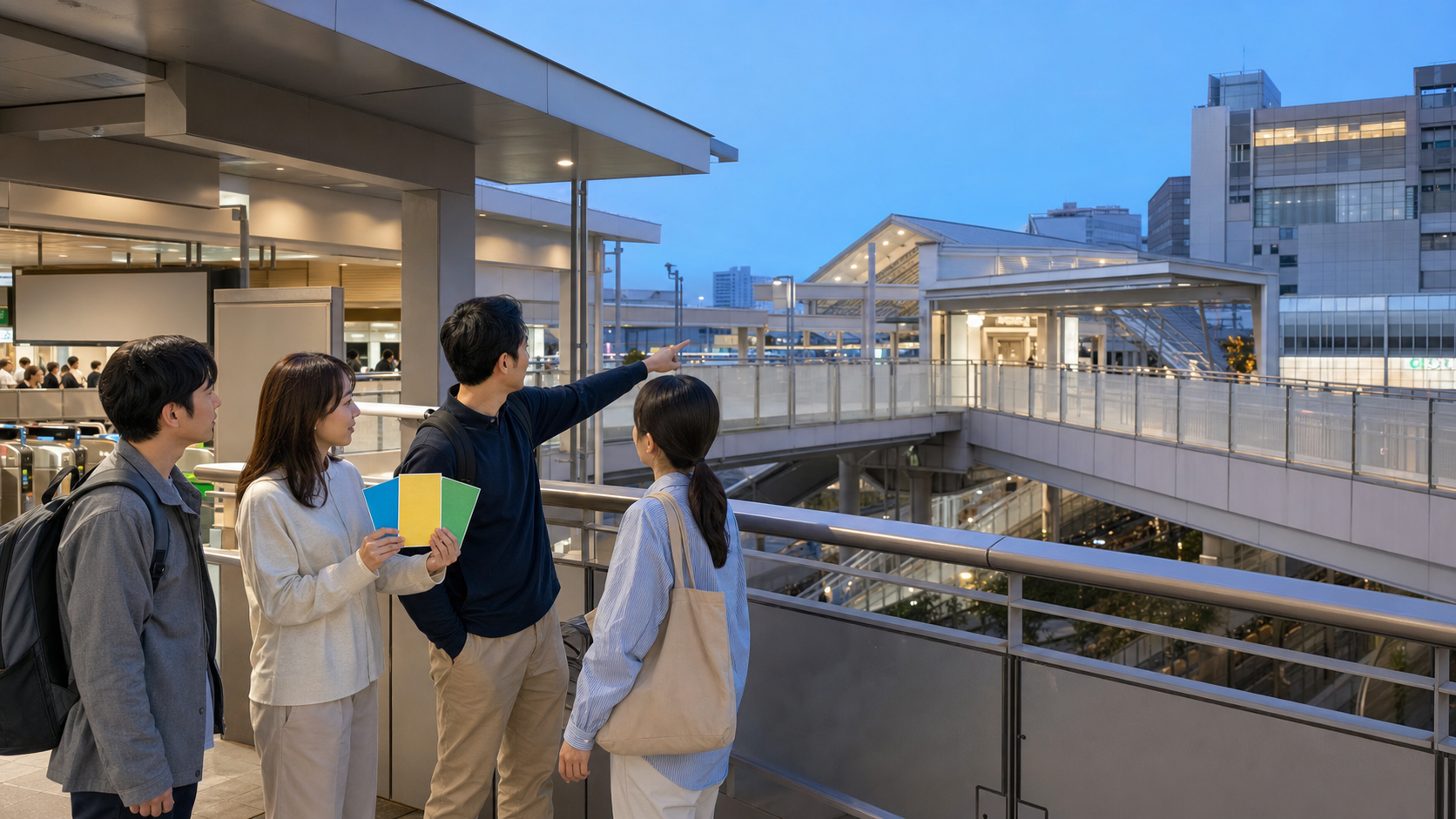 立川 謎解き 駅改札｜駅出口の合流手順