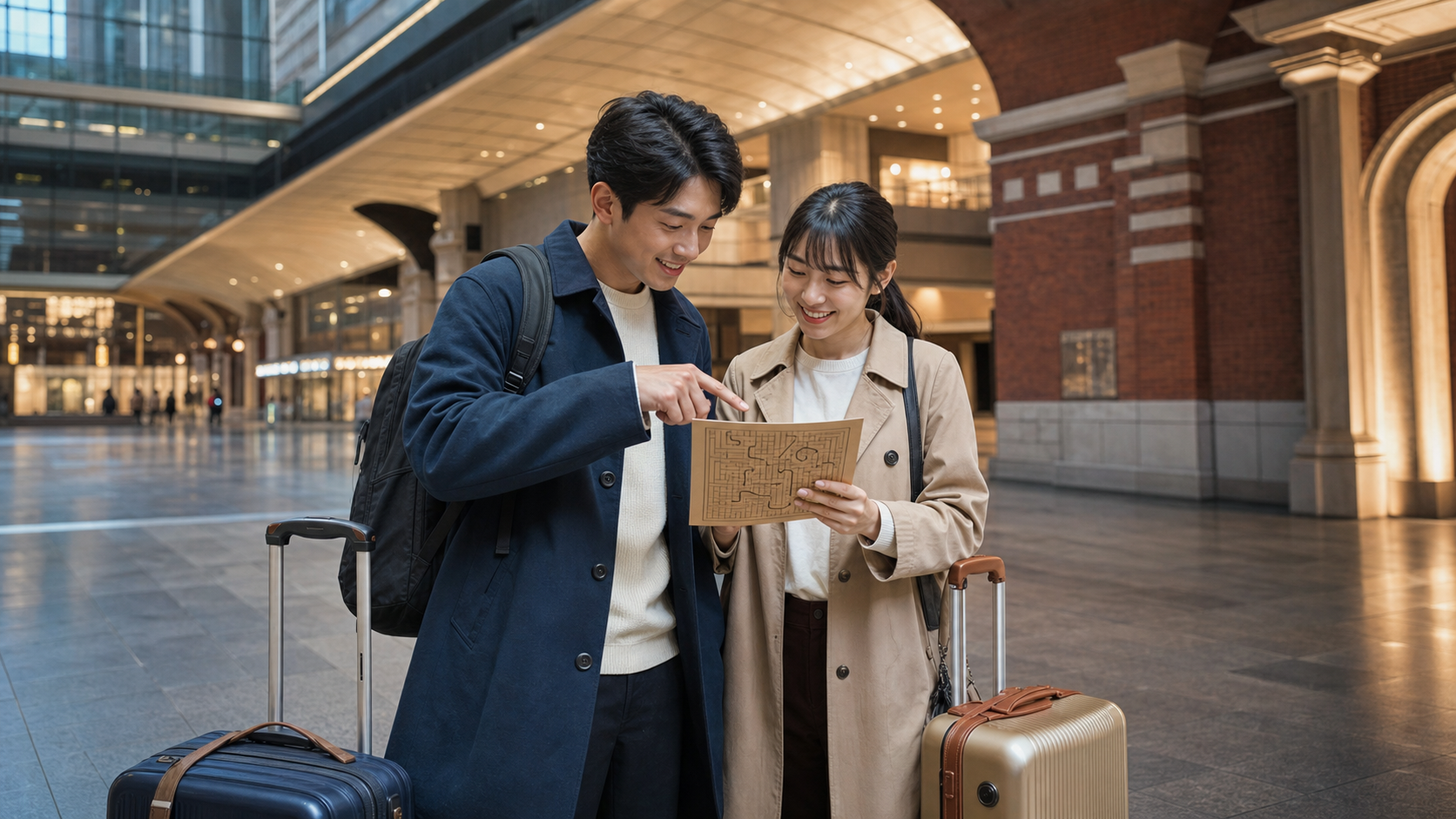 八重洲の謎解き｜東京駅集合・荷物・旅行日の組み方