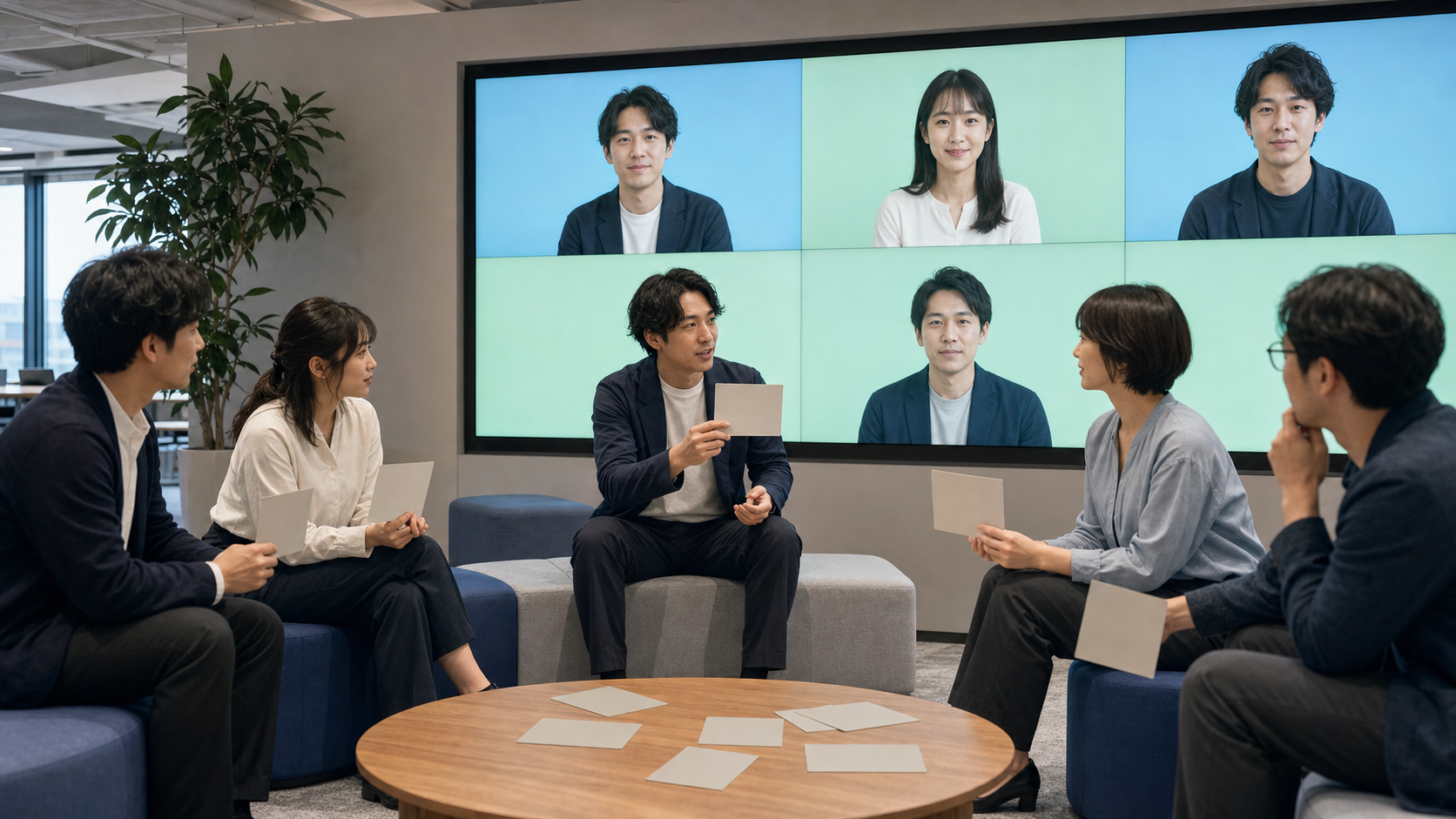 オンライン謎解き 研修 振り返り｜小部屋から全体へつなぐ