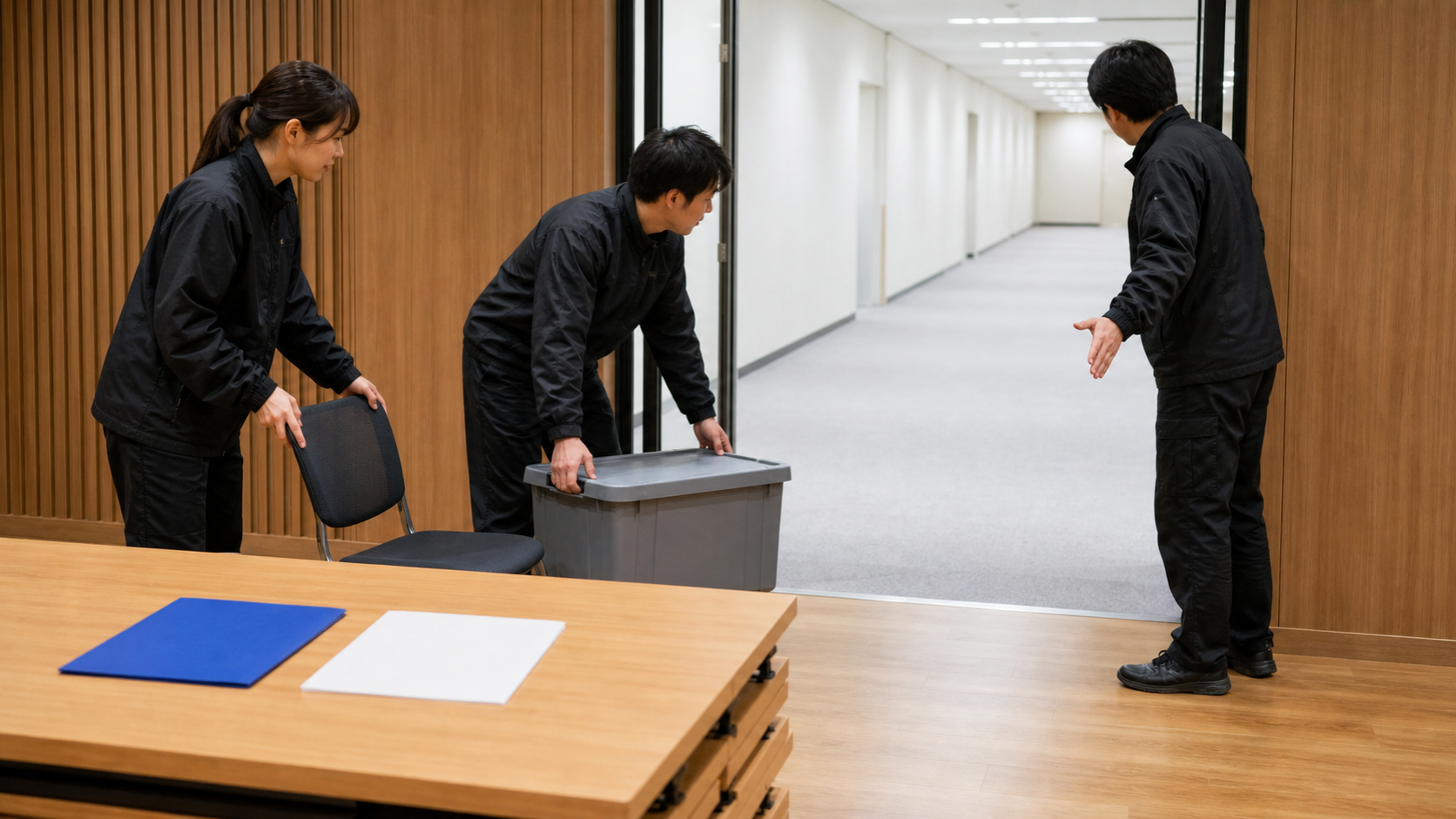 謎解き 避難経路 下見｜設営後の経路を実地確認