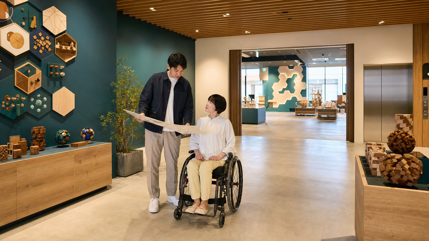 脱出ゲームを車いすで楽しむ｜段差・移動・介助者
