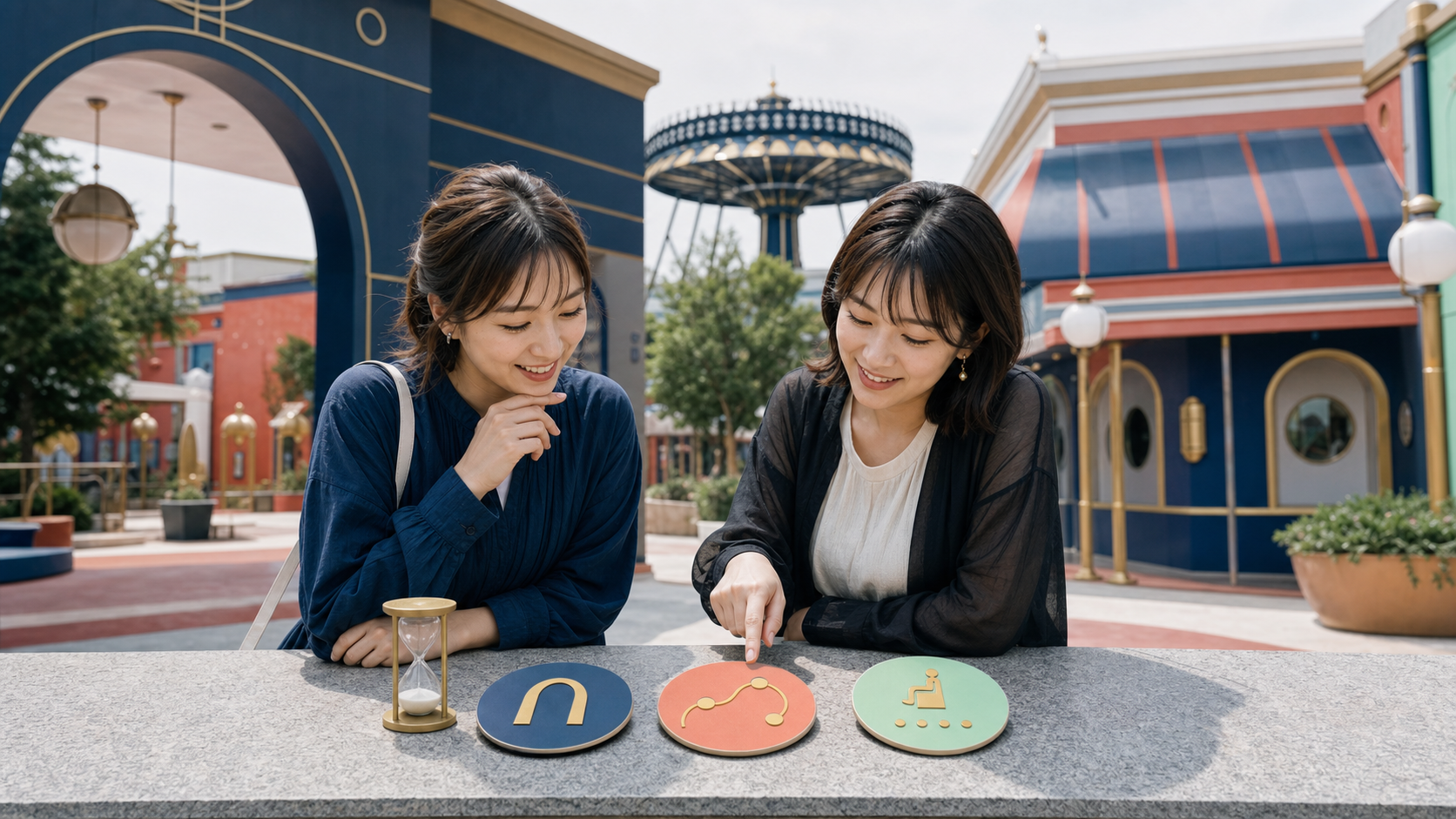 謎解きをテーマパークで｜入園・待ち時間の計画