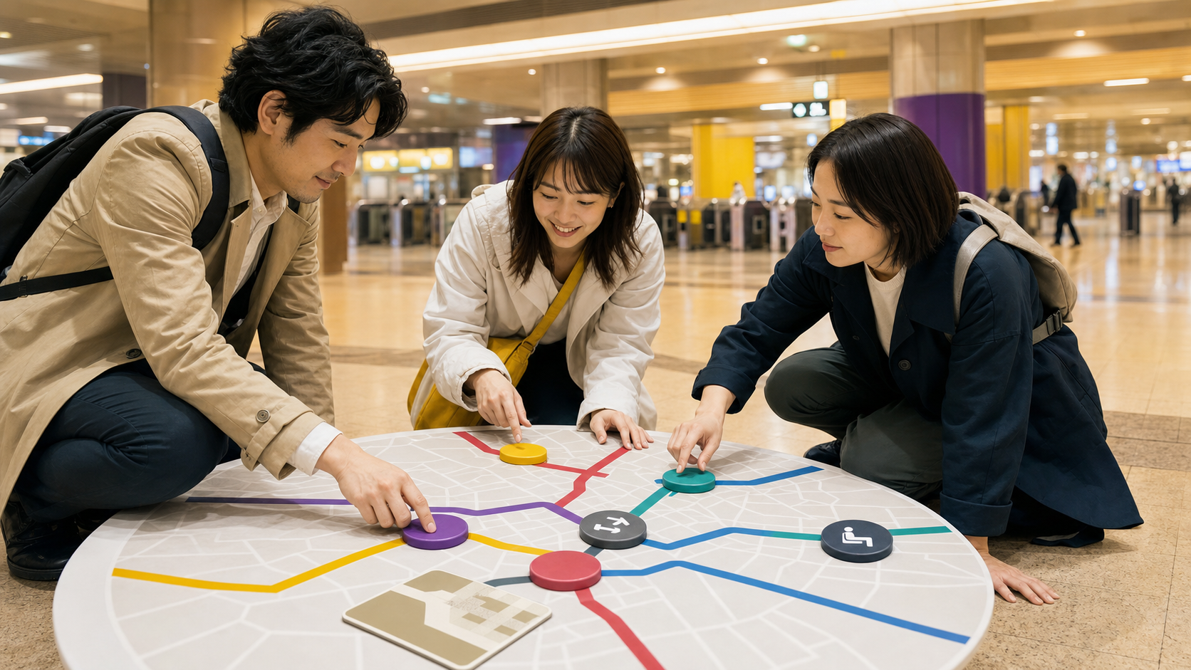 名古屋の謎解きで地下鉄を巡る｜乗換と休憩