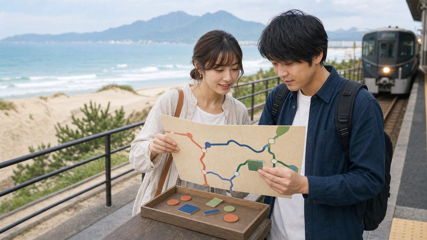 鳥取の謎解き｜東西移動と旅行日の計画