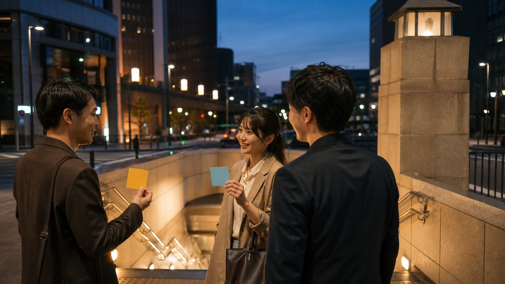 東銀座 謎解き 集合｜駅外動線を決める