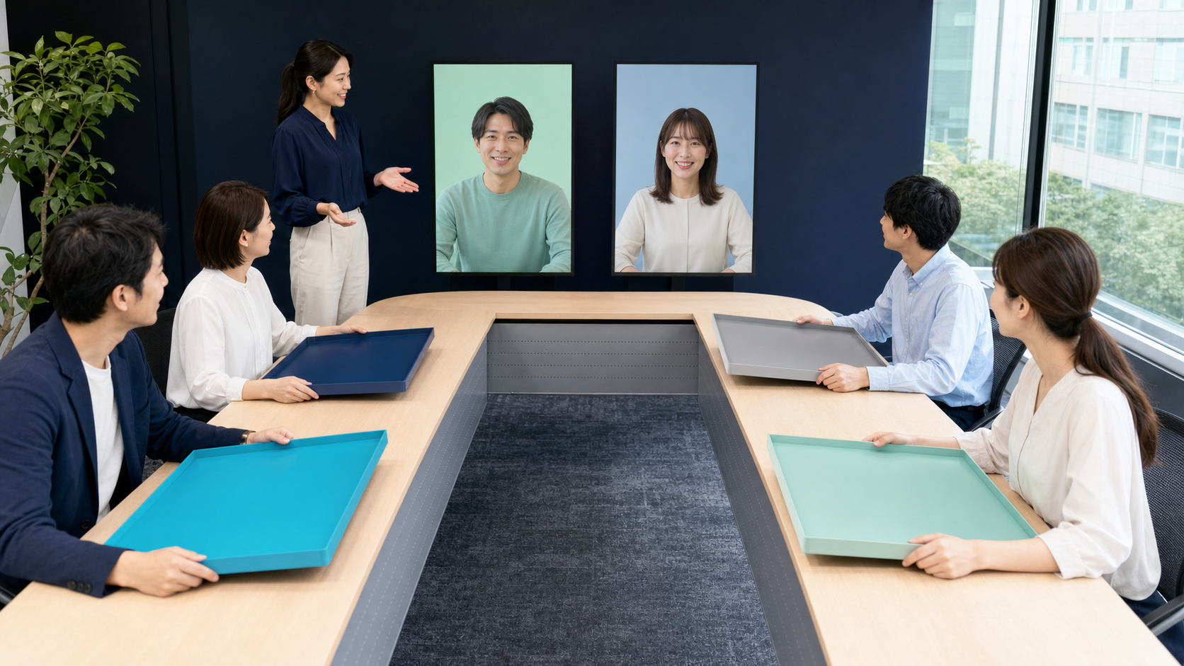 ハイブリッド謎解き 役割公平｜現地操作に遠隔側の役を置く
