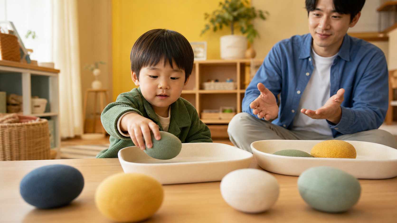 幼児向け 謎解き 数え遊び｜具体物で少ない数を確かめる