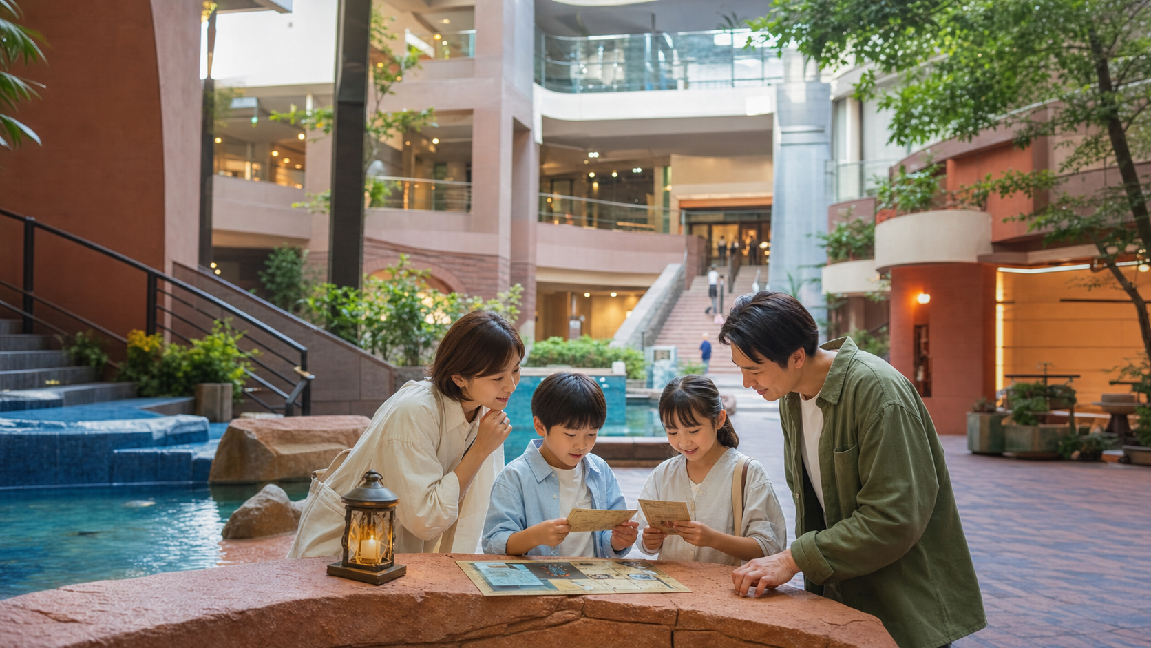 キャナルシティ博多の脱出ゲーム｜館内移動と前後プラン