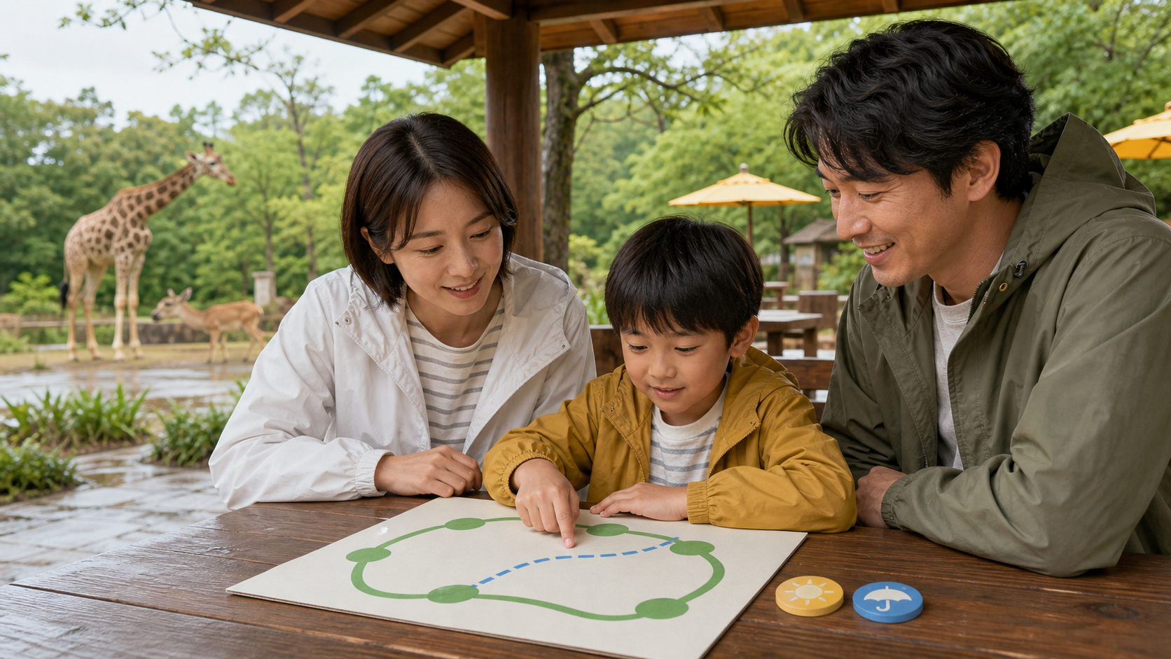 動物園の謎解き｜観覧・歩行・天候の計画