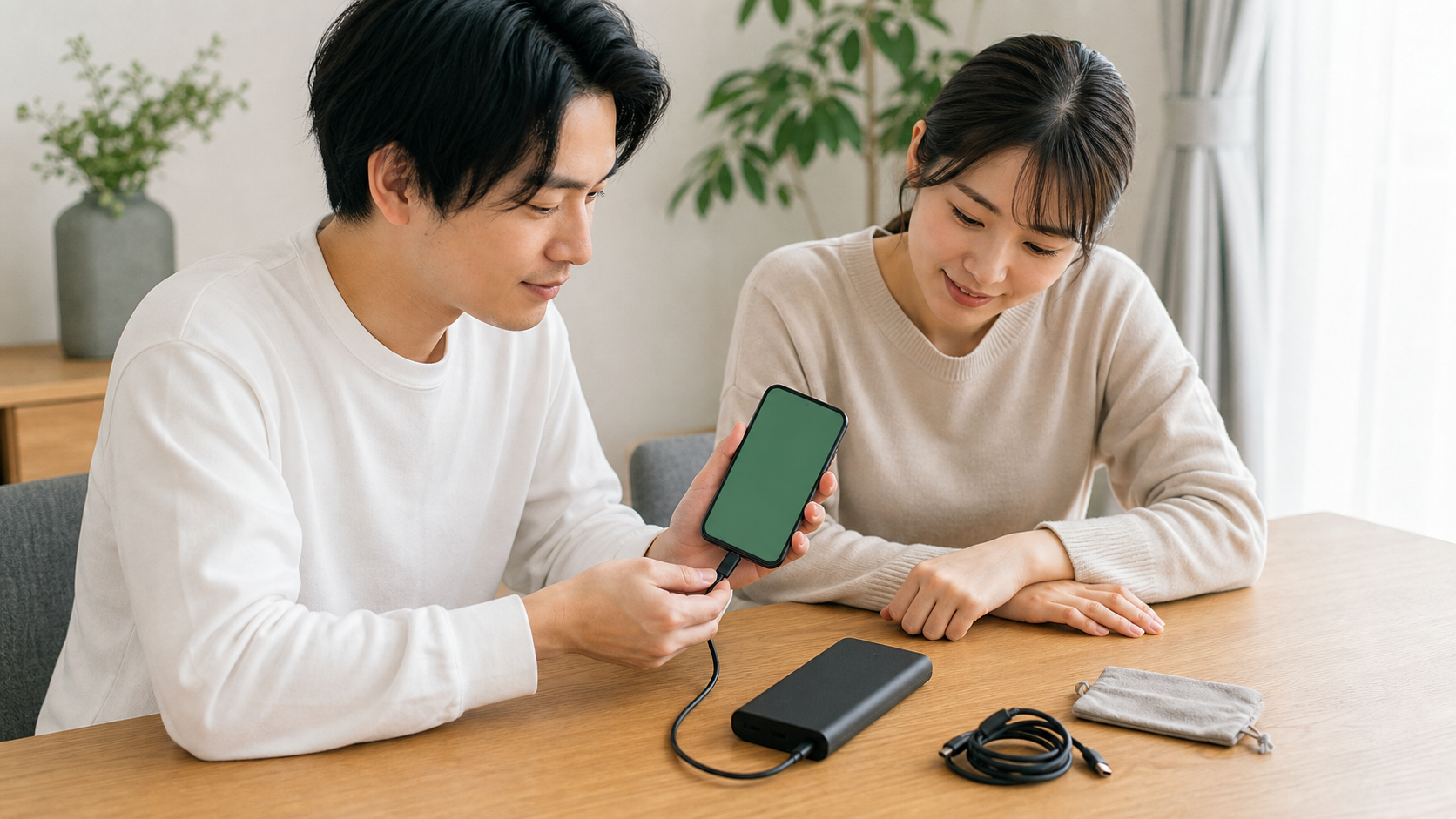 謎解き スマホ バッテリー｜端末設定を確認