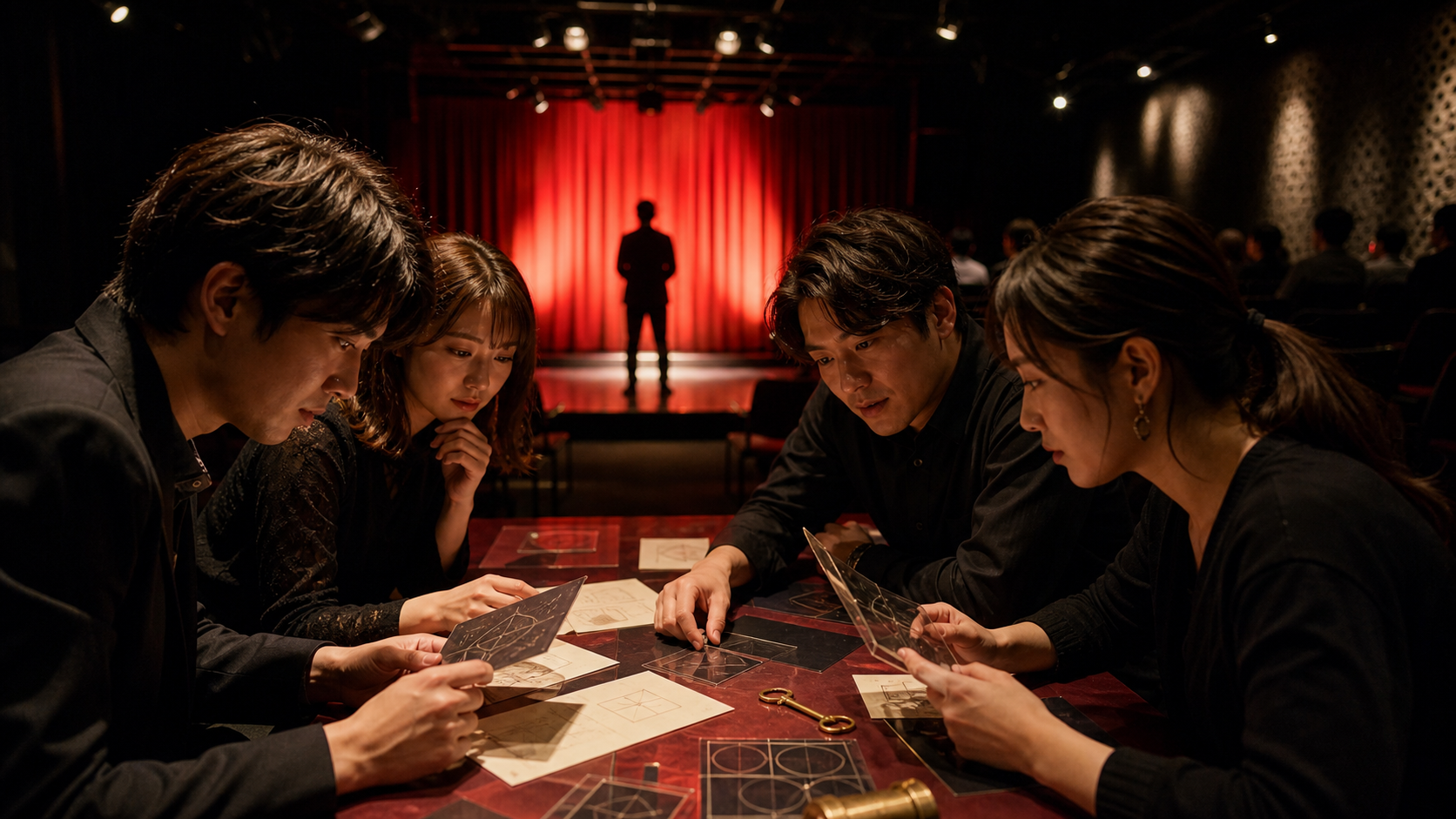 謎解き公演とは｜固定開演・チーム制・解説までの流れ