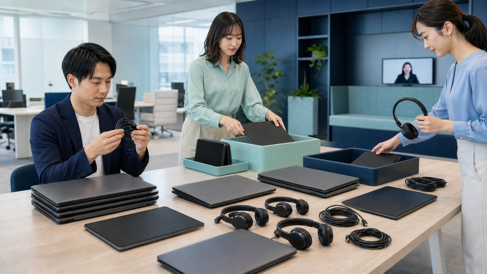 オンライン謎解き 研修 端末準備｜社用と私物の条件を分ける