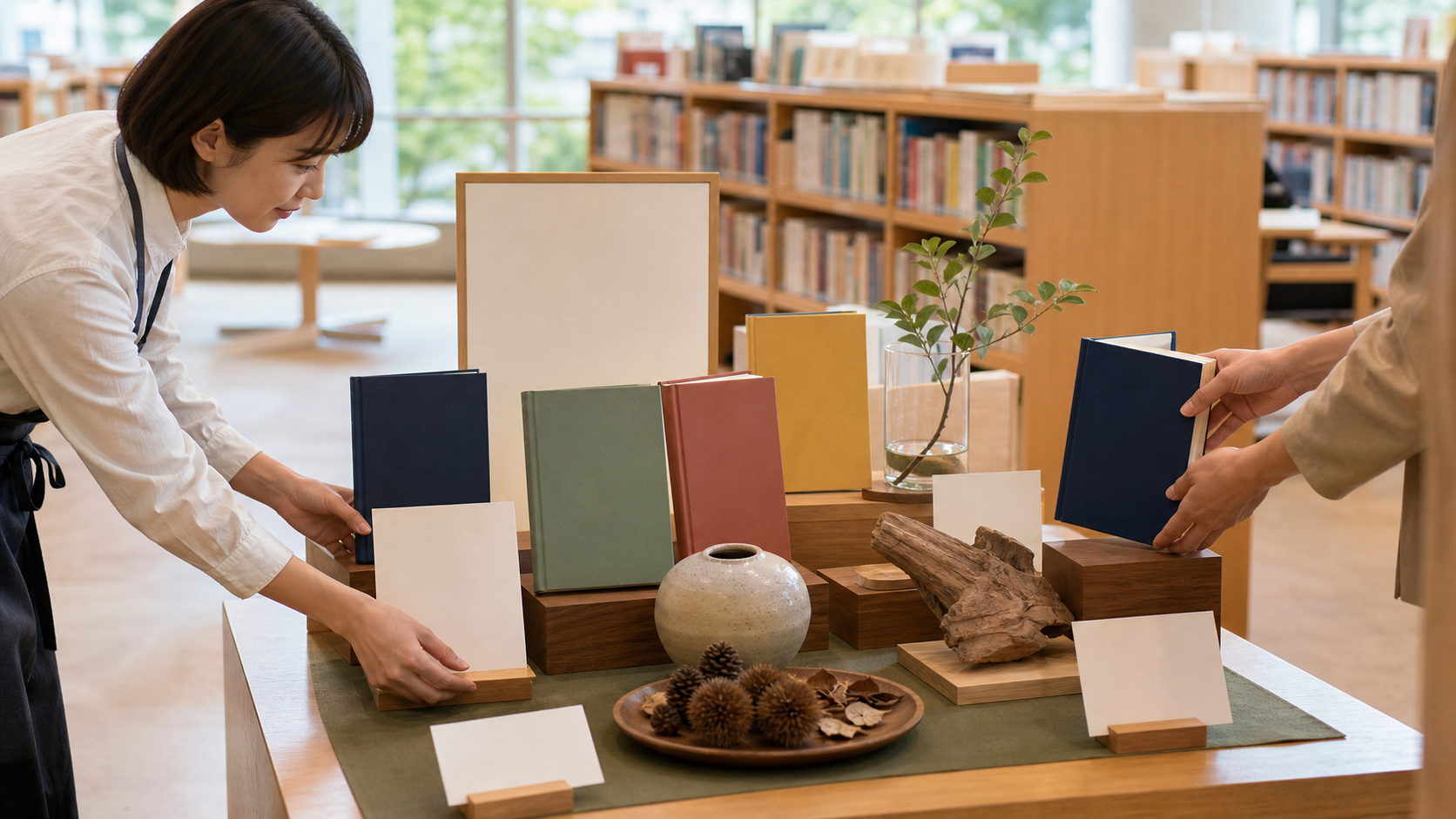 図書館 謎解き 展示連携｜展示を妨げない問題導線