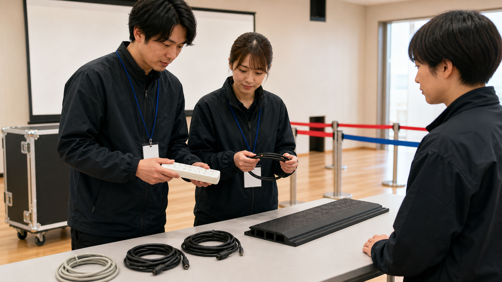 謎解き 電源 安全確認|配線・容量・養生・停止役を確認