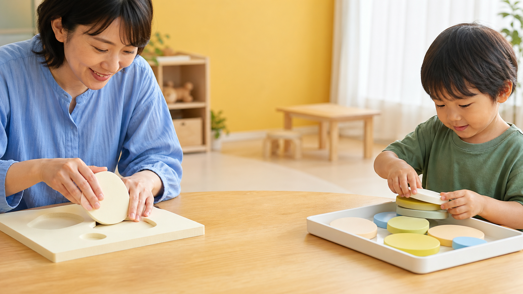 幼児向け 謎解き はさみなし｜切らずに扱える部品を選ぶ