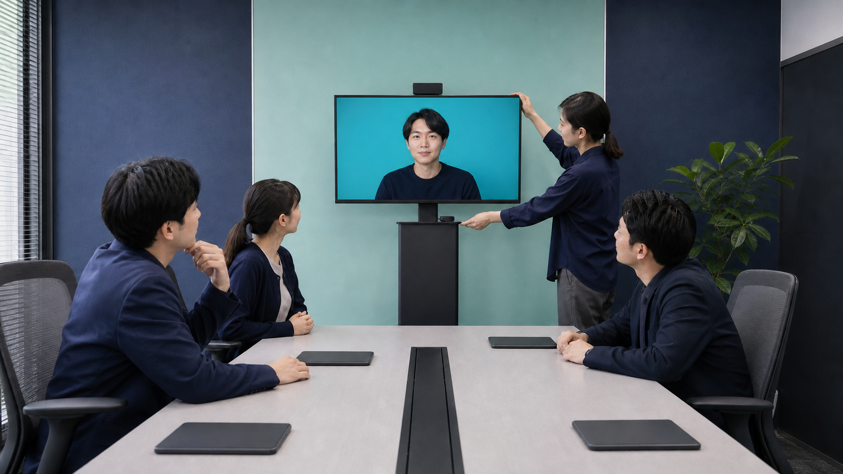 ハイブリッド謎解き 端末配置｜映像・音声・画面の端末分担