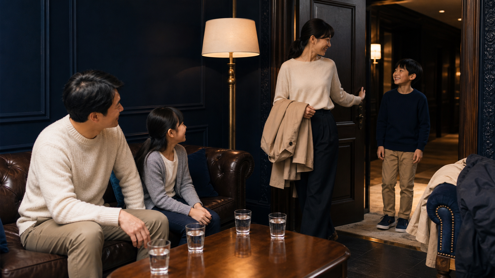 謎解き 家族 途中休憩｜家族参加を確認