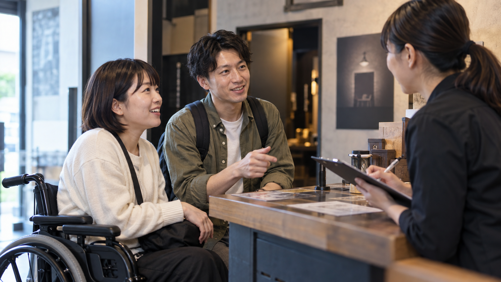 脱出ゲームに介助者とチーム参加する際の相談事項