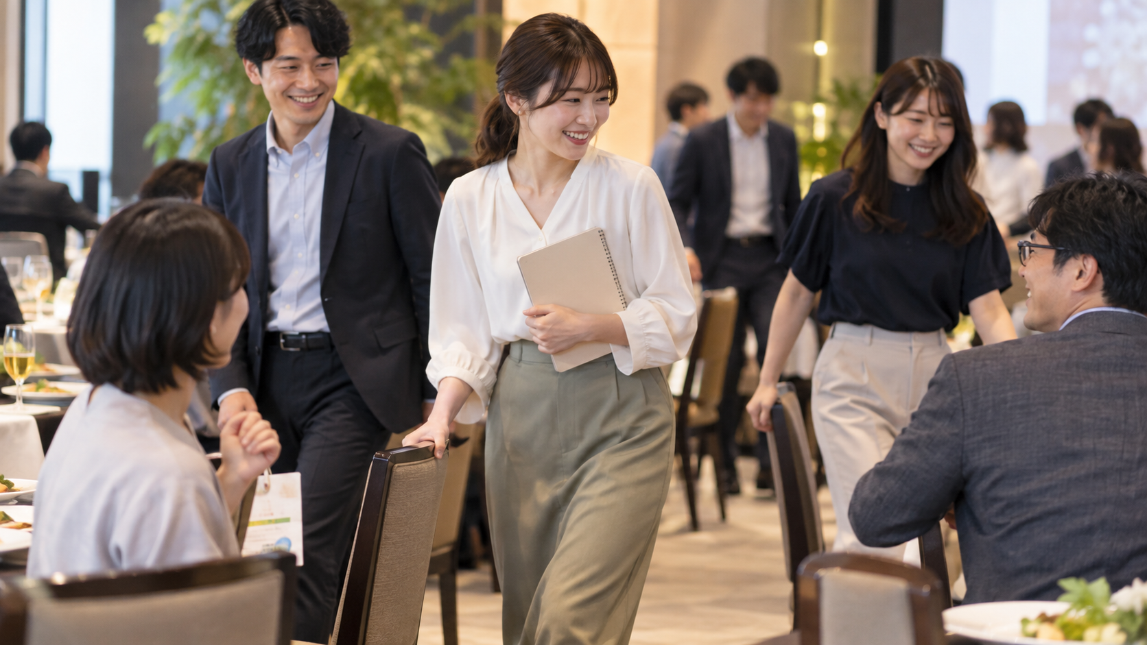 社内懇親会の謎解きで席替えをどう組む？