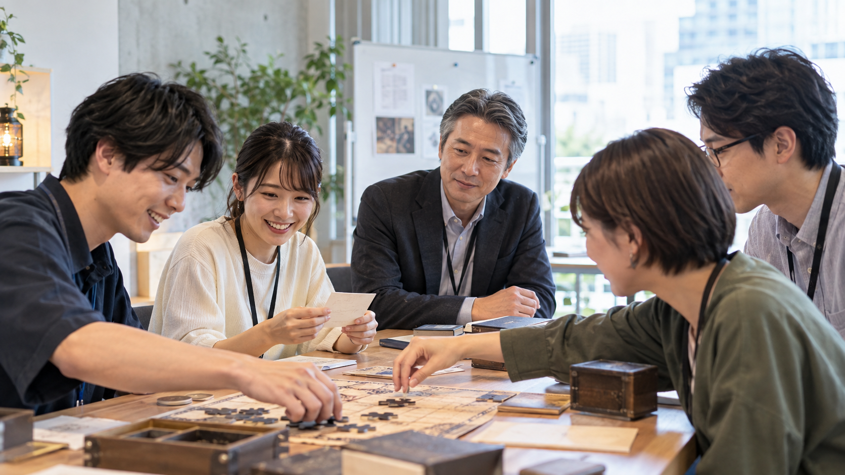 謎解き研修の管理職の同席方法を考える