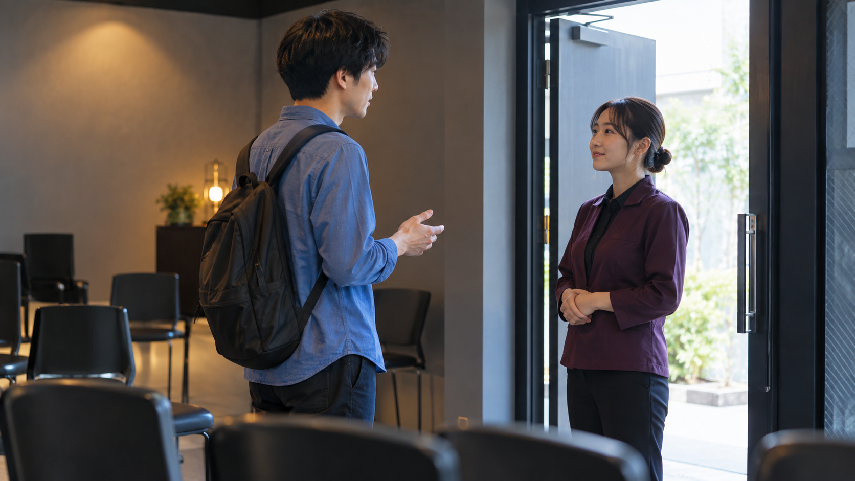 脱出ゲームの解説途中で退店できるか確認するには