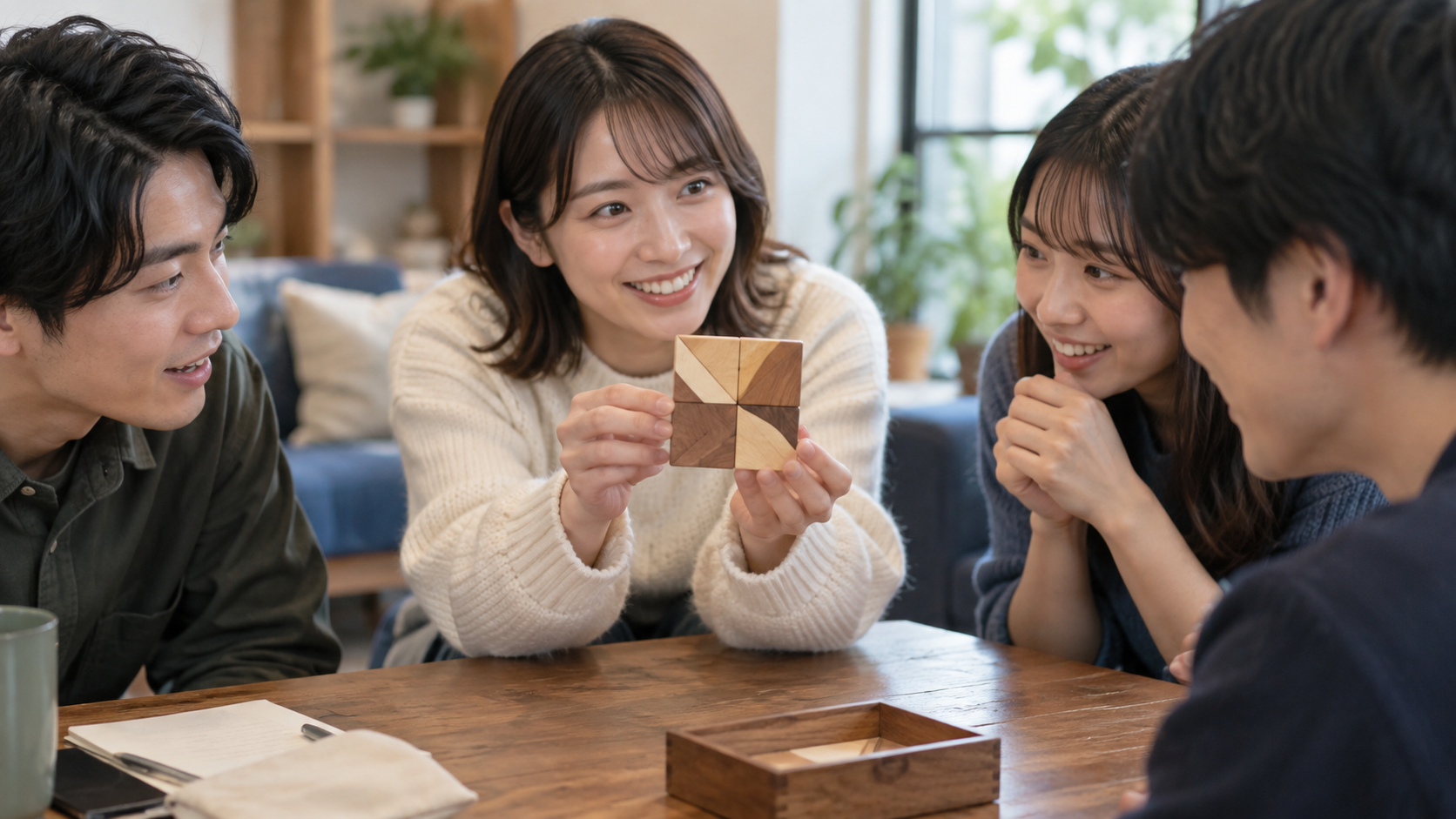 謎解きで解けた問題の共有方法を決める