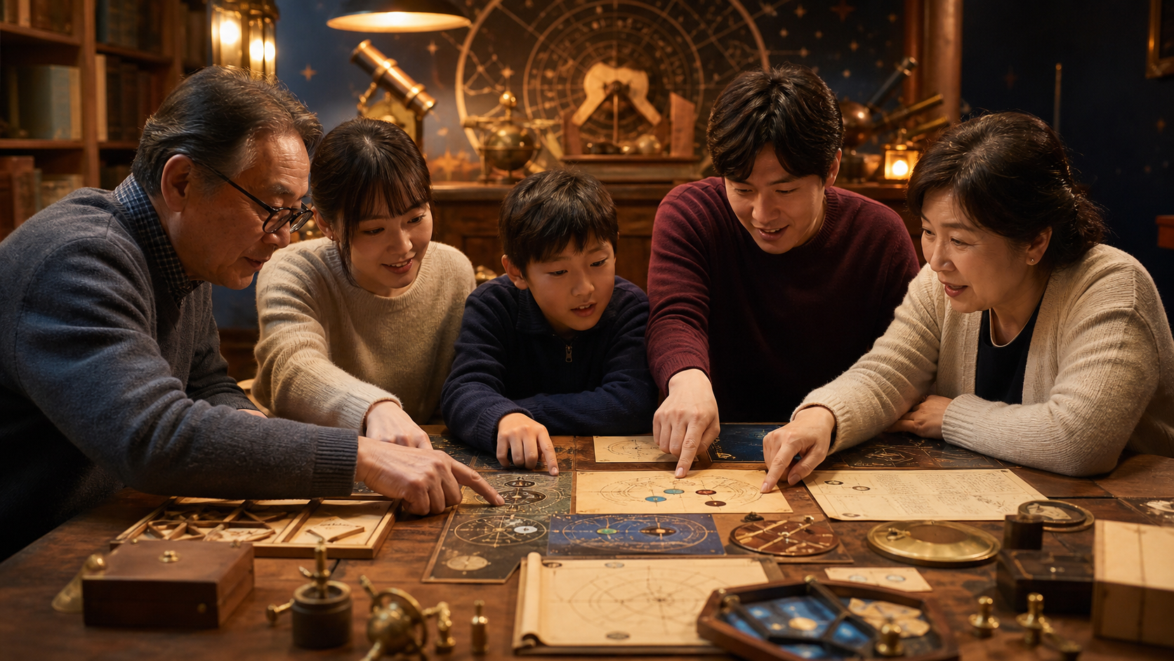 脱出ゲームの世代別役割|家族で助け合う